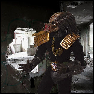 judge predator , predator , judge dreed , 12 pouces , 12 inch 