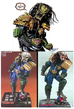judge predator , predator , judge dreed , 12 pouces , 12 inch 